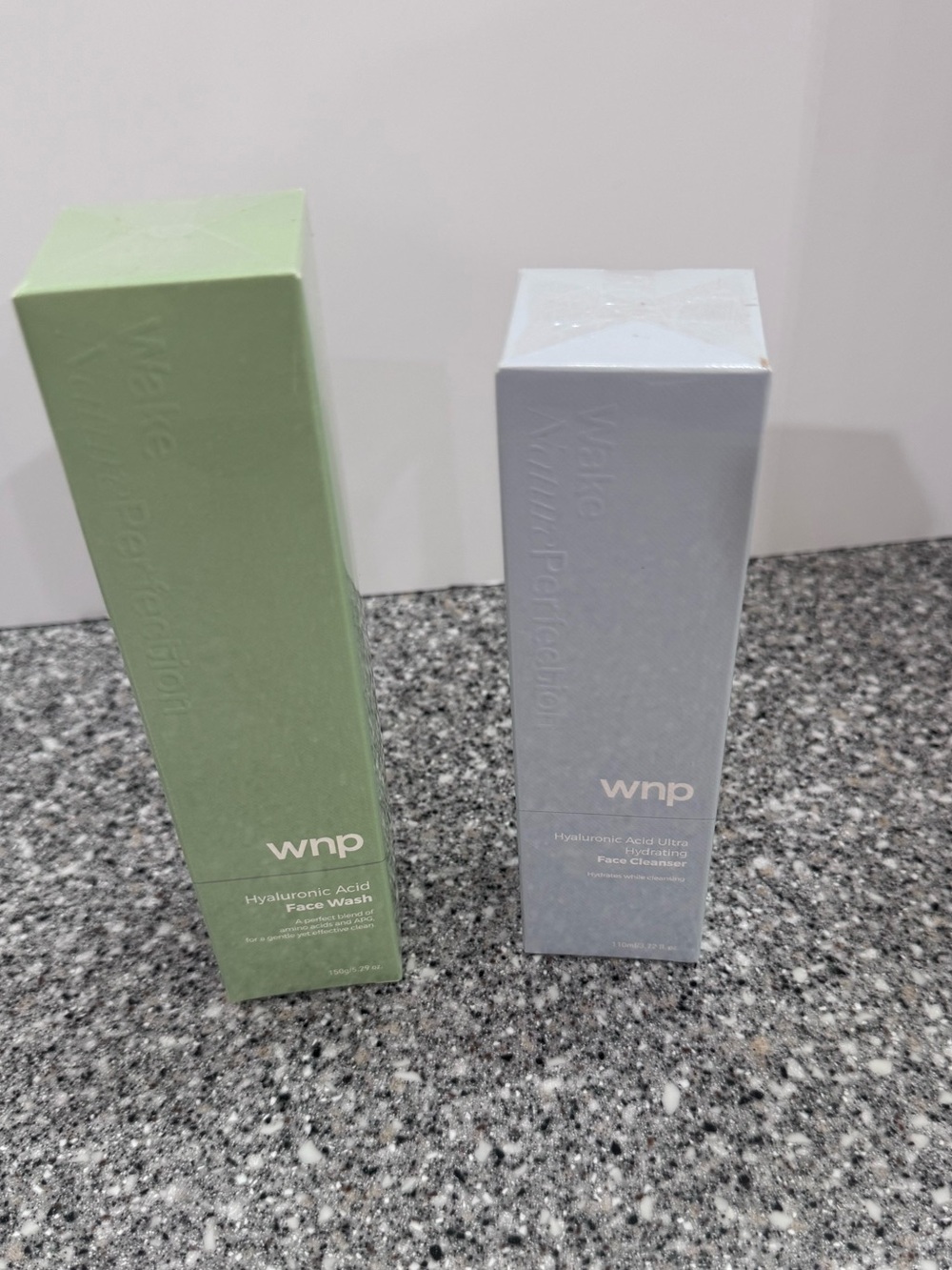 WNP Hyaluronic Acid Face Wash & Ultra Hydrating Face Cleanser Bundle BNIB Sealed